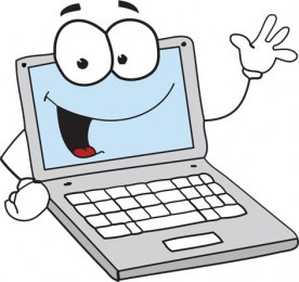 Kid Typing Clipart